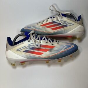 adidas Adizero F50 Pro FG Soccer Cleats Advancement Pack Blue White Men's Size 9